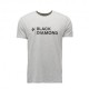 Black Diamond T-Shirt Mini Stacked Nichel Heater Uomo