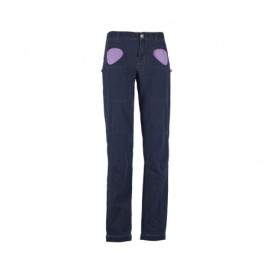 E9 Pantaloni Arrampicata Onda Denim Blu Donna