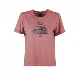 E9 T-Shirt Wild Flamingo Donna