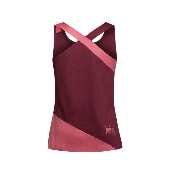La Sportiva Canotta Twist Rosebay Redwood Donna