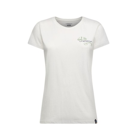 La Sportiva T-Shirt Climb Flower Bianco Donna