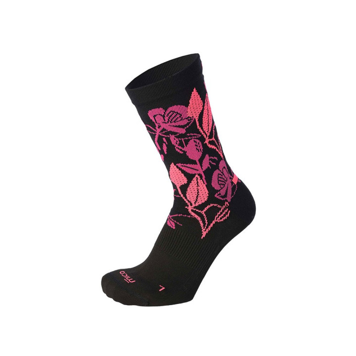 Mico Sport Calza Corta 3067 Nero Fucsia
