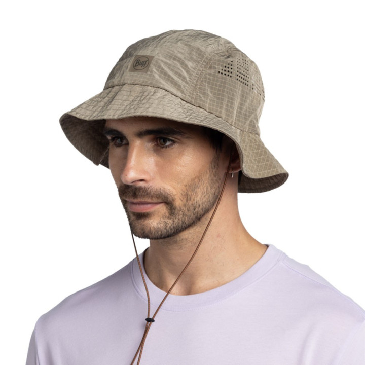 Buff Cappello Go Bucket Solid Tundra Khaki