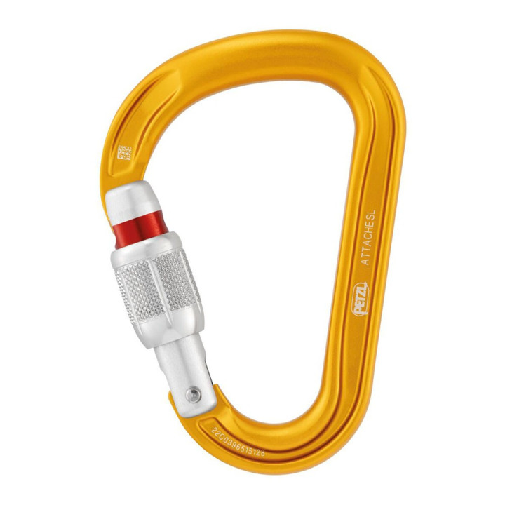 Petzl Moschettone Arrampicata Ghiera Attache Giallo
