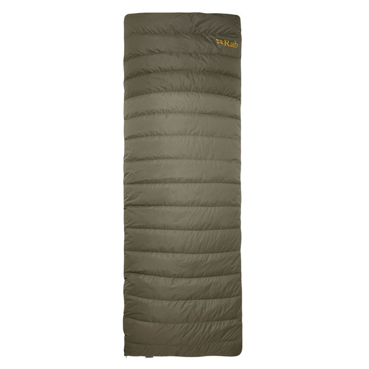 Rab Sacco A Pelo Outpost 300 Right Zip Light Khaki Stone