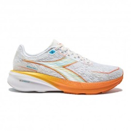 Diadora Volo 5 Bianco Arancio - Scarpe Running Uomo