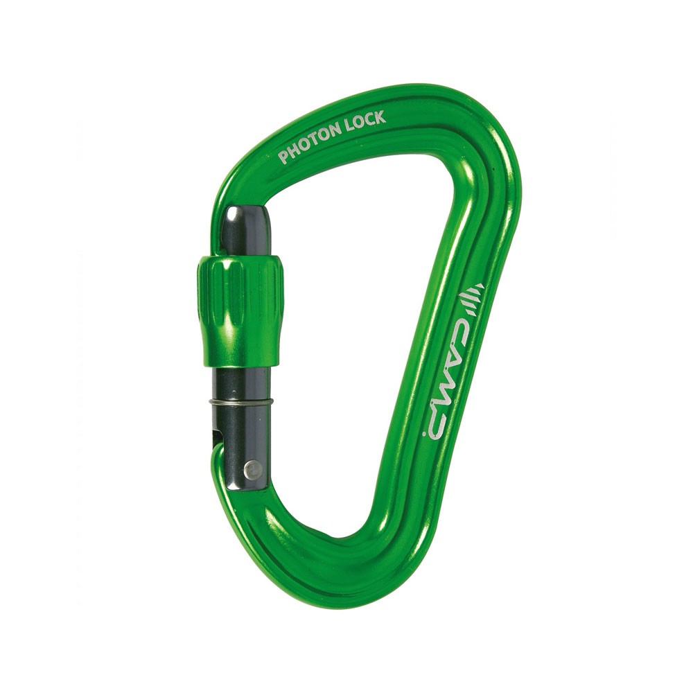 Image of Camp Moschettoni Arrampicata Photon Lock Verde TU cod068