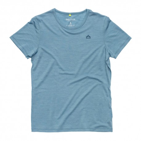 Devold T-Shirt Active Merino 130 Skyblu Donna