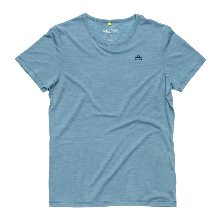 Devold T-Shirt Active Merino 130 Skyblu Donna