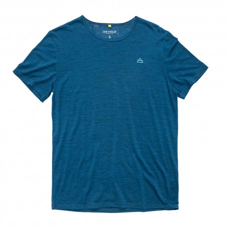 Devold T-Shirt Active Merino 130 Skydiver Dark Uomo