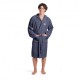 Arena Accappatoio New Monogram Navy Bianco Uomo