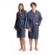 Arena Accappatoio New Monogram Navy Bianco Uomo