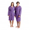 Arena Accappatoio New Monogram Viola Bianco Donna