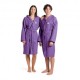 Arena Accappatoio New Monogram Viola Bianco Donna