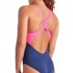 Arena Costume Intero Piscina Ripples Blu Fucsia Donna