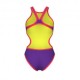Arena Costume Intero Piscina One Big Logo Viola Corallo Donna