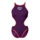 Arena Costume Intero Piscina One Big Logo Viola Corallo Donna