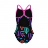 Arena Costume Intero Piscina Ballons Nero Multi Bambina