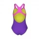 Arena Costume Intero Piscina Light Tricks Viola Fucsia Bambina