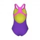 Arena Costume Intero Piscina Light Tricks Viola Fucsia Bambina