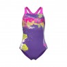 Arena Costume Intero Piscina Light Tricks Viola Fucsia Bambina