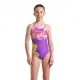Arena Costume Intero Piscina Light Tricks Viola Fucsia Bambina