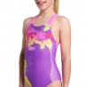 Arena Costume Intero Piscina Light Tricks Viola Fucsia Bambina