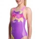 Arena Costume Intero Piscina Light Tricks Viola Fucsia Bambina