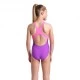 Arena Costume Intero Piscina Light Tricks Viola Fucsia Bambina