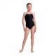 Arena Costume Intero Piscina Light Drop Solid Nero Multi Bambina