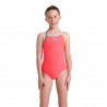 Arena Costume Intero Piscina Light Drop Solid Corallo Multi Bambina
