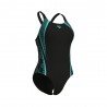 Arena Costume Intero Piscina Graphic Pro Back Nero Tiffany Donna
