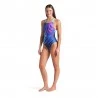 Arena Costume Intero Piscina Flow Navy Multi Donna
