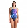 Arena Costume Intero Piscina Flow Navy Multi Donna