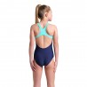 Arena Costume Intero Piscina Dim Light Navy Giallo Bambina