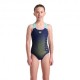 Arena Costume Intero Piscina Dim Light Navy Giallo Bambina