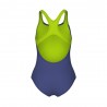 Arena Costume Intero Piscina Dim Light Blu Lime Bambina