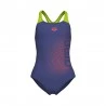 Arena Costume Intero Piscina Dim Light Blu Lime Bambina