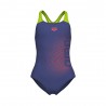 Arena Costume Intero Piscina Dim Light Blu Lime Bambina