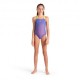 Arena Costume Intero Piscina Dim Light Blu Lime Bambina