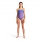 Arena Costume Intero Piscina Dim Light Blu Lime Bambina