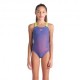 Arena Costume Intero Piscina Dim Light Blu Lime Bambina