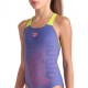Arena Costume Intero Piscina Dim Light Blu Lime Bambina