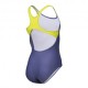 Arena Costume Intero Piscina Dim Light Blu Lime Bambina