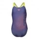 Arena Costume Intero Piscina Dim Light Blu Lime Bambina