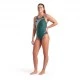 Arena Costume Intero Piscina Bright Glare Verde Viola Donna
