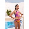 Arena Costume Intero Piscina Multi Viola Multi Bambina