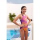 Arena Costume Intero Piscina Multi Viola Multi Bambina