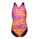 Arena Costume Intero Piscina Multi Viola Multi Bambina