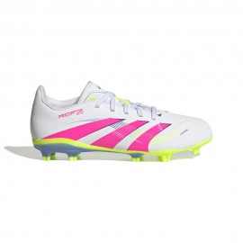 ADIDAS Predator League Fg Mg Bianco Fucsia - Scarpe Da Calcio Bambino